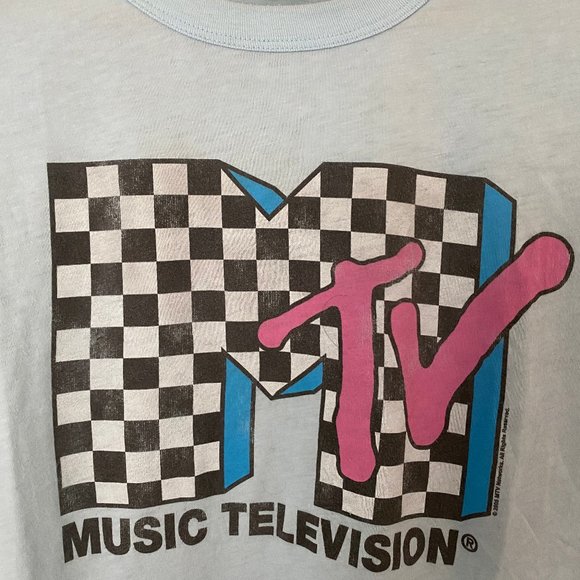 MTV Graphic T-Shirt by Junk Food - Exc Cond Near Mint - Medium - Picture 2 of 5